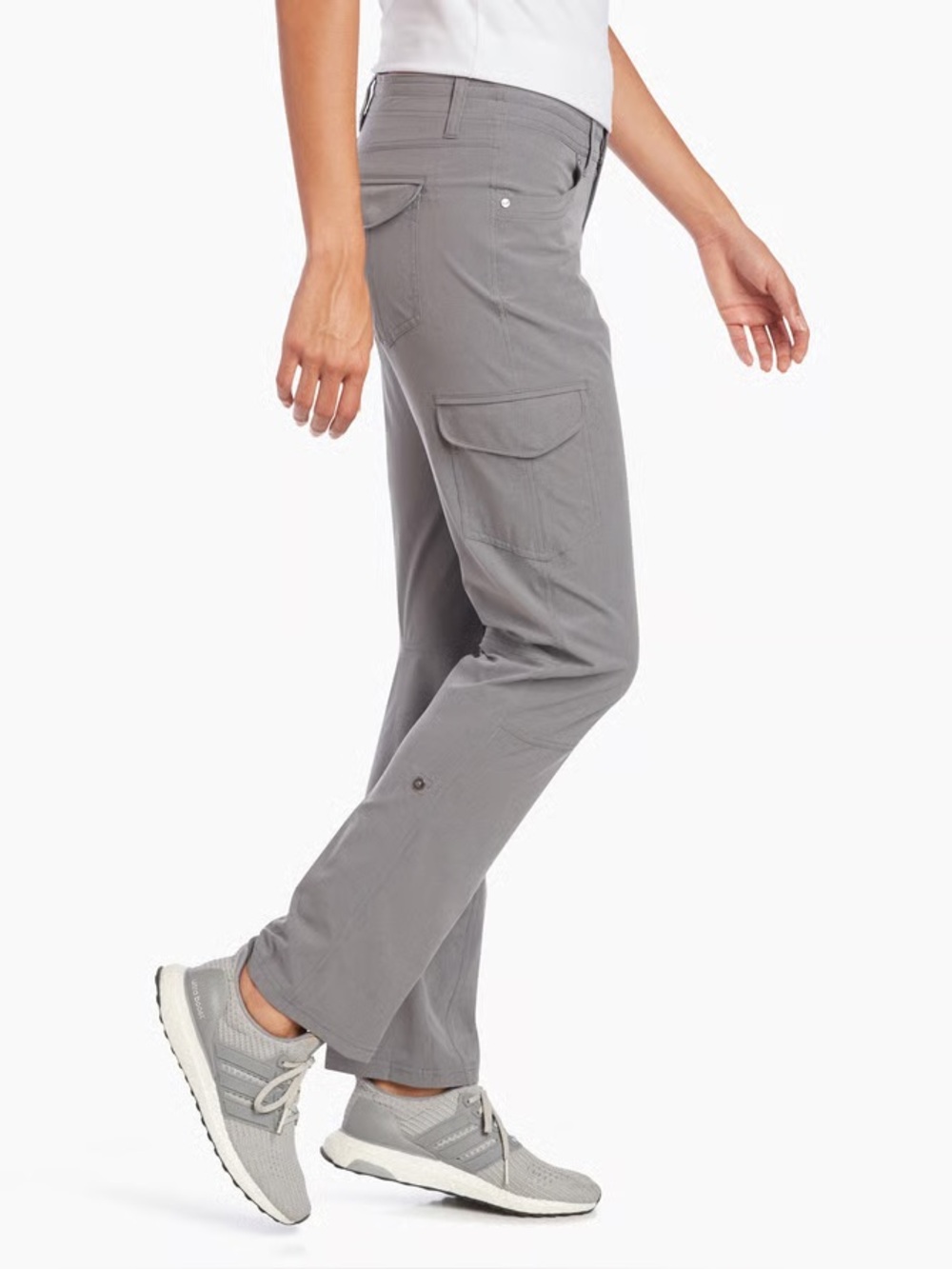 Kuhl Freeflex Roll-Up Pant Gray Grey Size 12 Regular - Picture 2 of 15